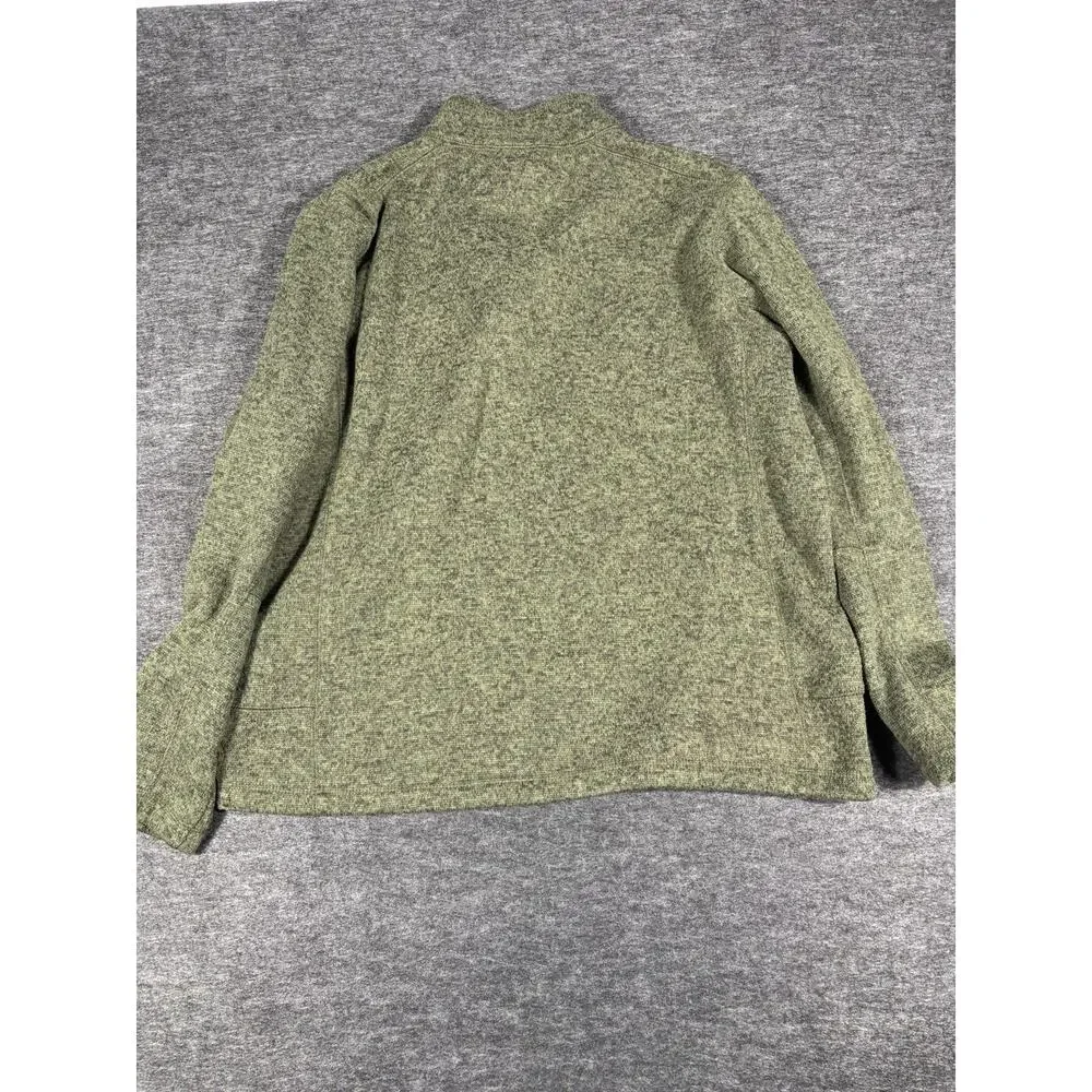 Woolrich Sweater Mens XL Green Snap Henley Mock Neck Pullover Sweatshirt